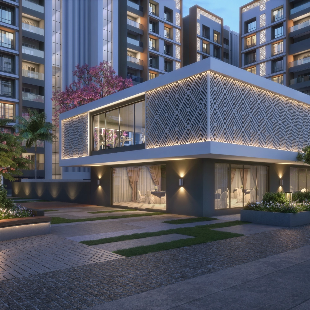 Luxury living room with premium interiors